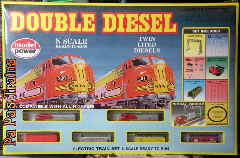 about Double Diesel Train Set for your N Scale 1:160 by Model Power