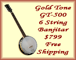 Gold Tone GT-500 6 String Banjitar