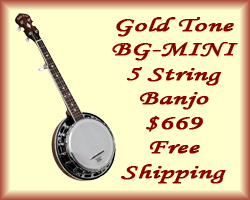 Gold Tone BG-MINI 5 String Banjo