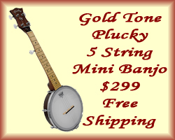 Gold Tone PLUCKY 5 String Mini Banjo