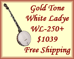 Gold Tone White Ladye WL-250+ Banjo